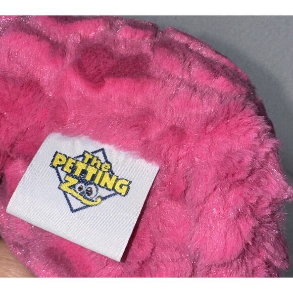 The Petting Zoo Pink Elephant Big Eyes Plush Soft Toy 2010 Stuffed Animal - Picture 2 of 8